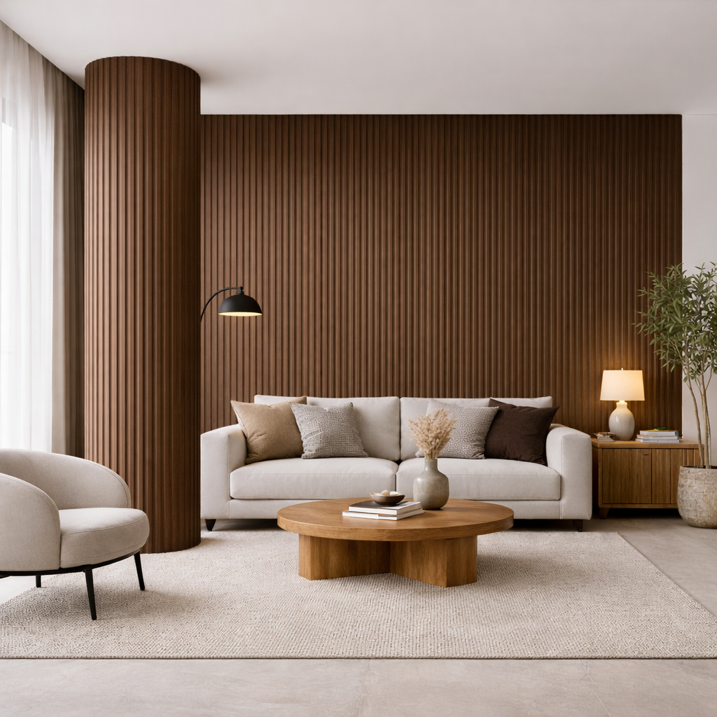 FLEXWOOD Noce Scuro – Doga flessibile MFD 60×290