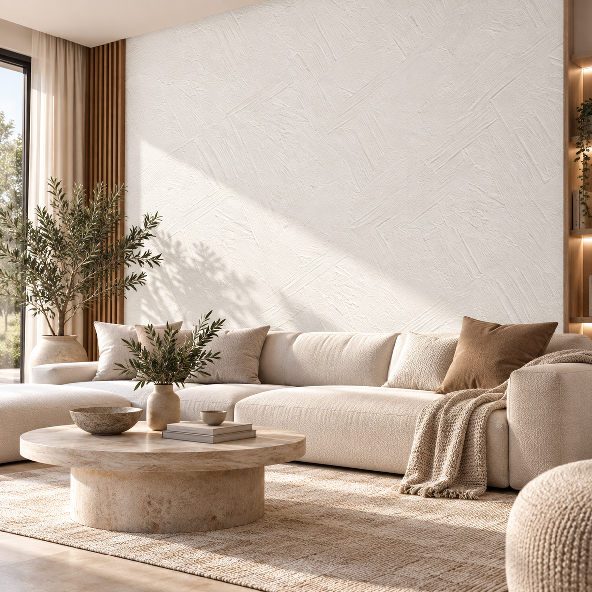 Sand Texture – Effetto Intonaco Spatolato | 120×300 cm