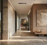 TRAVERTINO ROMANO ✦ Pannello Rigido PVC Opaco 120x280 cm