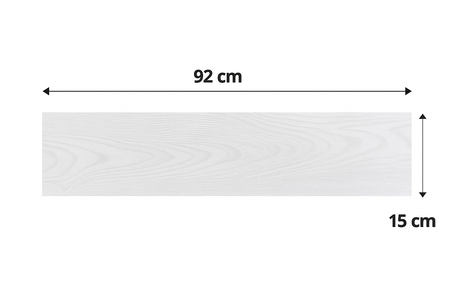 Pavimento in Pvc adesivo - Colore Bianco Shabby - Mq 36411005