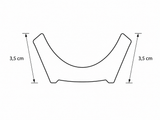 Radius - profilo angolo in polimero da 2 m