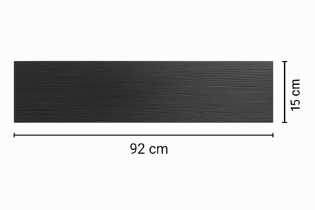 Pavimento in Pvc adesivo, Colore Nero , Misura 92cmx 15cm Prezzo al Mq. 10151