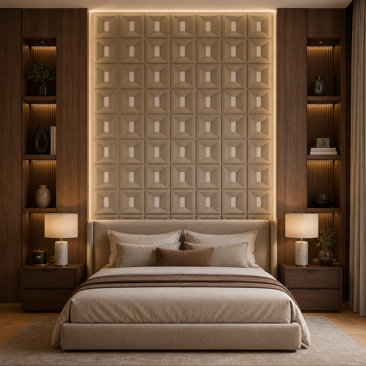 Modern Square - pannello effetto 3d 60x120