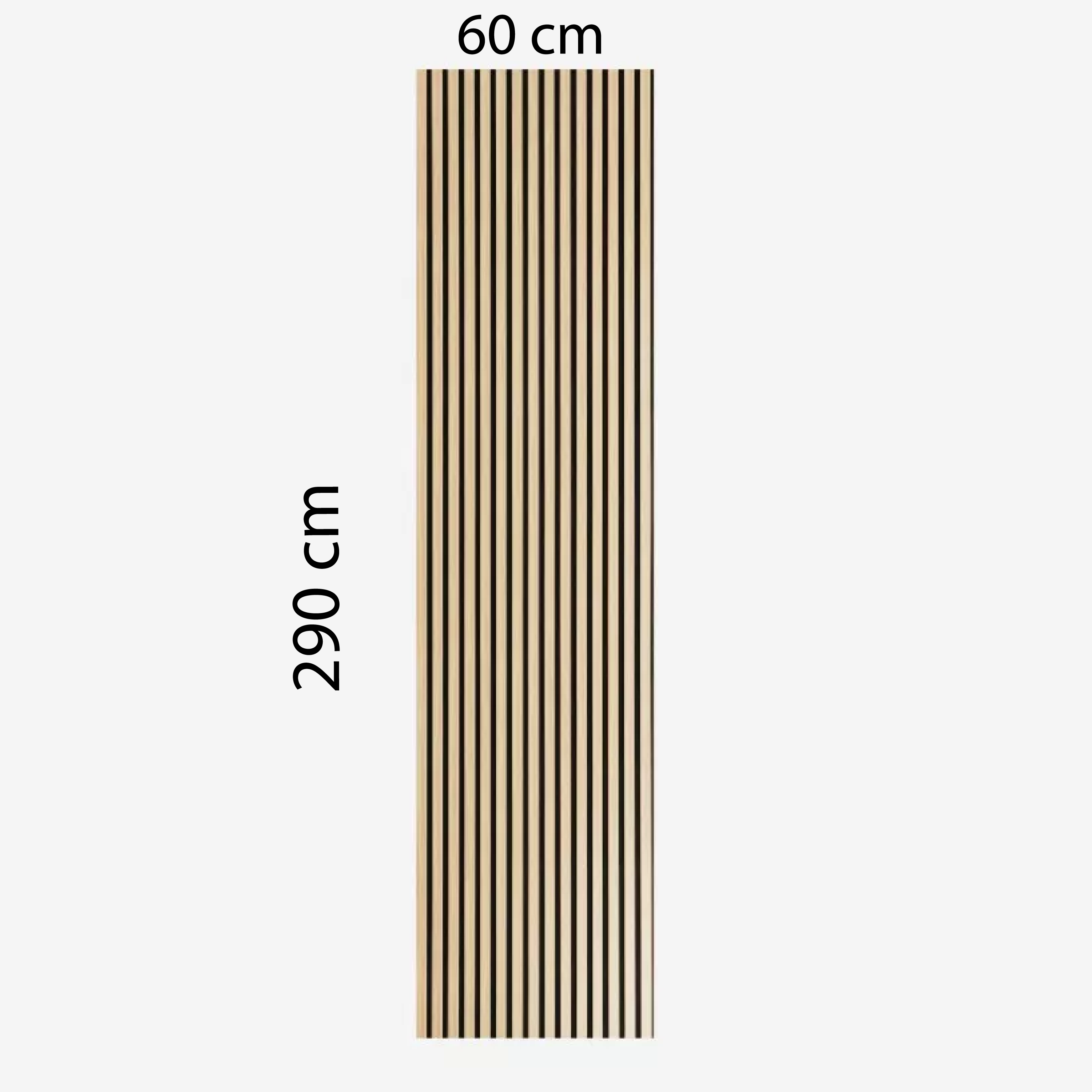 Doga Flessibile in legno Rovere  Fonoassorbente 60 cm  x 290 cm